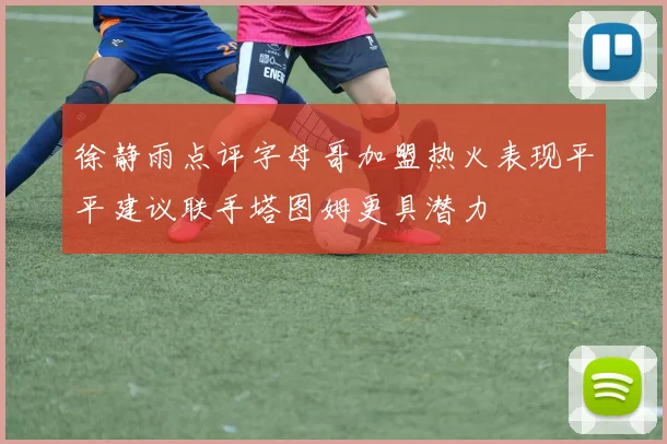 徐静雨点评字母哥加盟热火表现平平建议联手塔图姆更具潜力